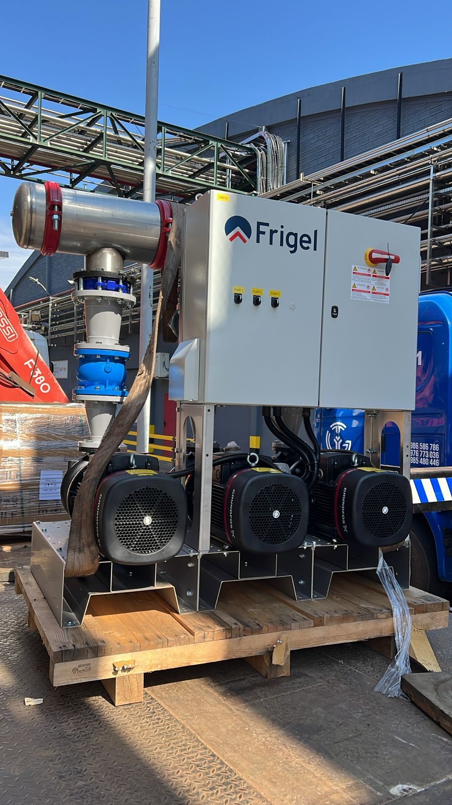 Industrial equipment installation
