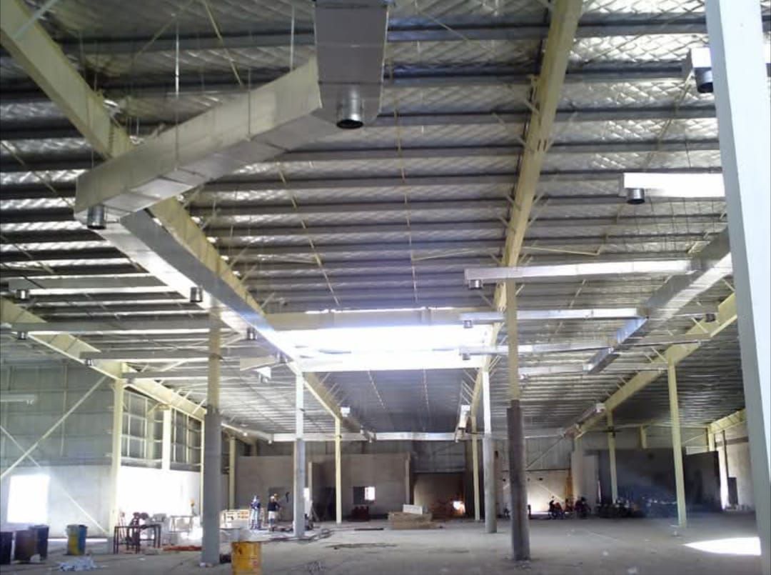Commercial HVAC installation